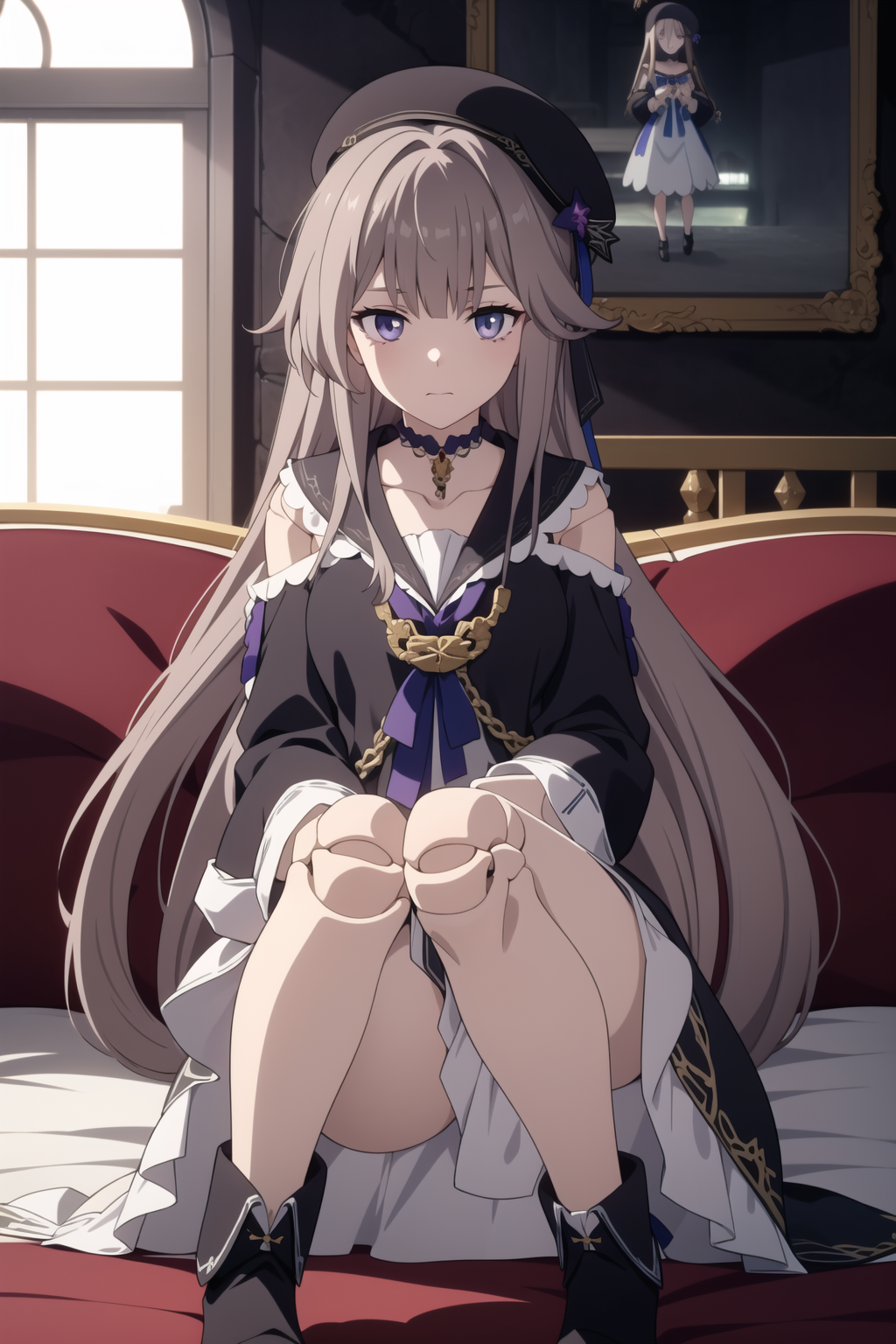 00579-2791759544-masterpiece, best quality, anime screencap, (1girl),beautiful detailed eyes, looking at viewer, full body,shy, ,hertasr,dress,do.png